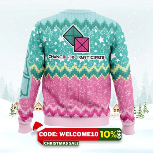 squid game celebrate the season christmas sweater 2