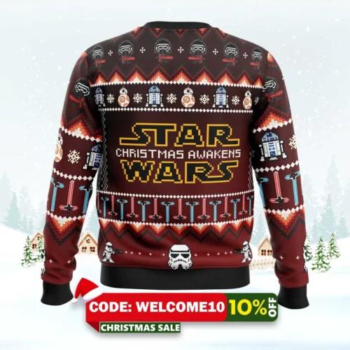 star wars christmas awakens ugly christmas sweater 2