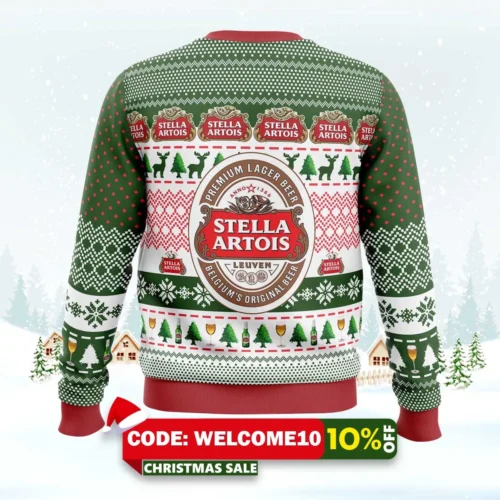 stella artois ugly christmas sweater 2