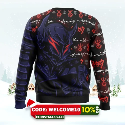 Struggler Berserk Ugly Christmas Sweater 1 struggler berserk ugly christmas sweater 2