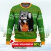 studio ghibli miyazaki squad ugly christmas sweater 1