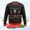 studio ghibli spirited ugly christmas sweater 1