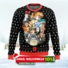 studio ghibli xmas main miyazaki ugly christmas sweater 1