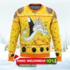 studio ghibli yellow ugly christmas sweater 1