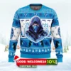 sub zero mortal kombat ugly christmas sweater 1