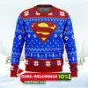 super heroes superman christmas ugly christmas sweater 1