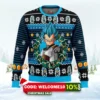 super saiyan blue vegeta ugly christmas sweater 1