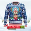 surprised tony tony chopper one piece ugly christmas sweater 1