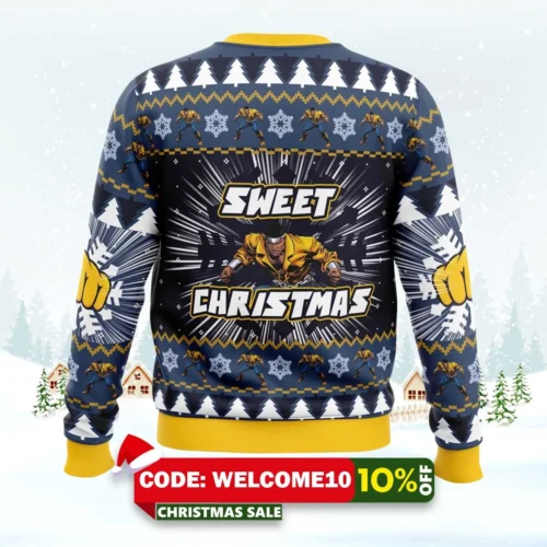 sweet christmas luke cage marvel ugly christmas sweater 2