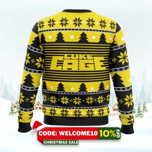 sweet christmas luke cage ugly christmas sweater 2