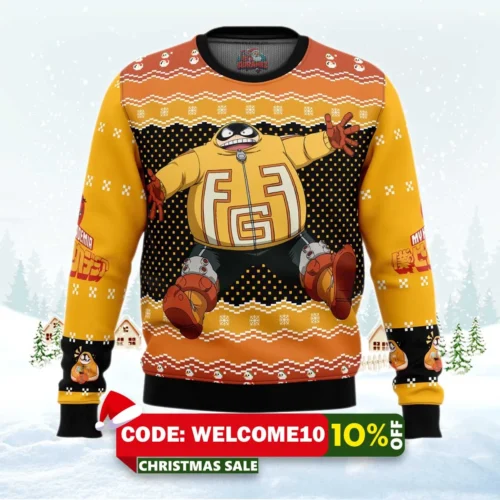 taishiro toyomitsu my hero academia ugly christmas sweater 1