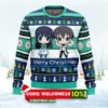 tatsuya and miyuki the irregular at magic high school ugly christmas sweater 1