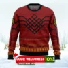 ten golden rings shang chi marvel ugly christmas sweater 1