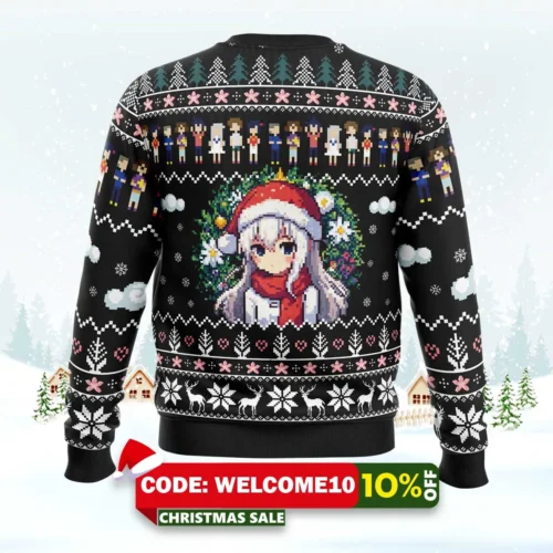 the best christmas gift anohana ugly christmas sweater 2