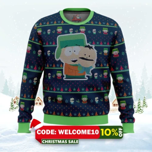the broflovski brothers south park ugly christmas sweater 1