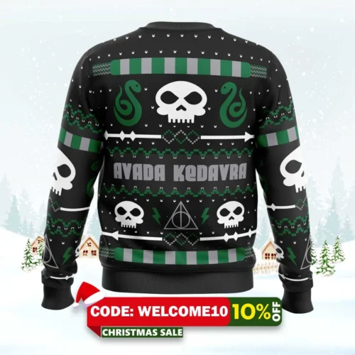 The Dark Sweater Harry Potter Ugly Christmas Sweater 1 the dark sweater harry potter ugly christmas sweater 2