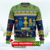 the main characters on sesame street ugly christmas sweater 1