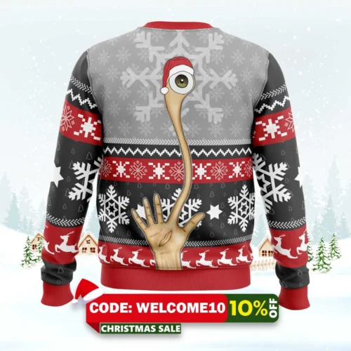 the maxim parasyte ugly christmas sweater 2