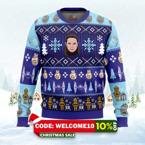 the rise of christmas star wars ugly christmas sweater 1