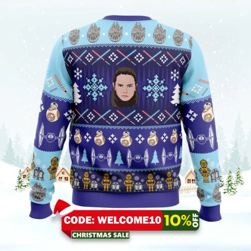 the rise of christmas star wars ugly christmas sweater 2