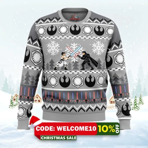 the rise of the holidays star wars ugly christmas sweater 1