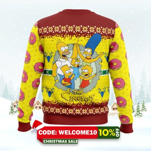 the simpsons ugly christmas sweater 2