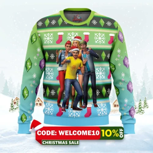 the sims ugly christmas sweater 1