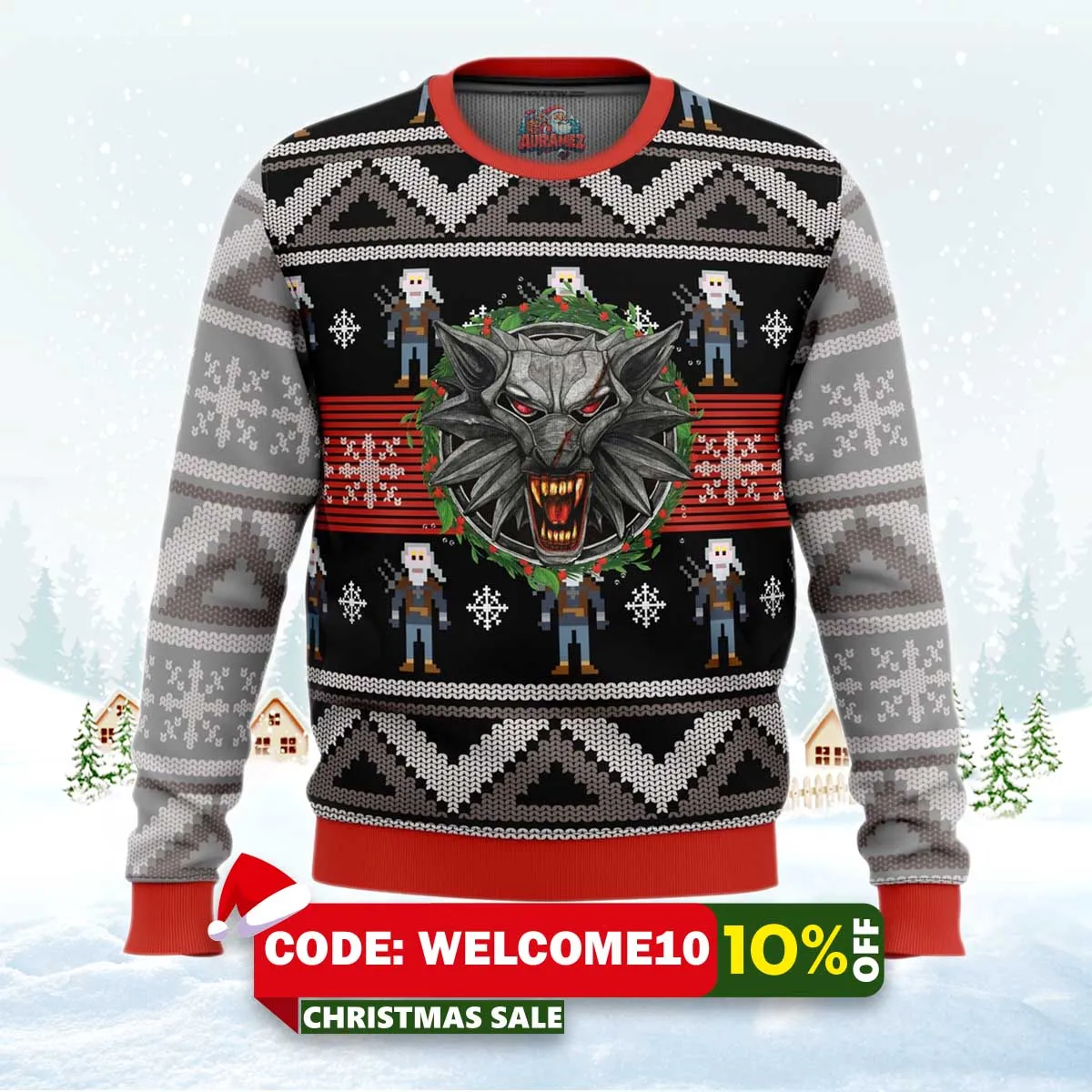 the witcher 2 ugly christmas sweater 1 the witcher 2 ugly christmas sweater 1