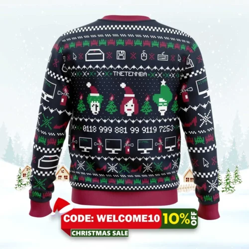 the x mas crowd it crowd ugly christmas sweater 2