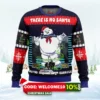 there is no santa ghostbusters ugly christmas sweater 1