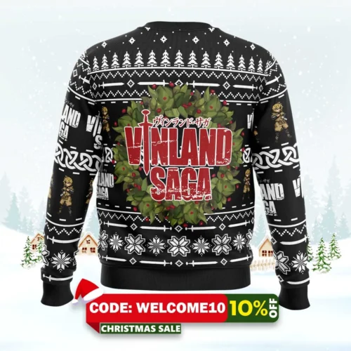 thorfinn vinland saga ugly christmas sweater 2
