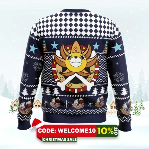 Thousand Sunny One Piece Ugly Christmas Sweater 1 thousand sunny one piece ugly christmas sweater 2