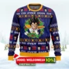tis over 9000 dragon ball z ugly christmas sweater 1