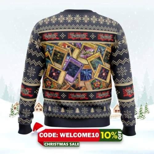 trading cards yugioh ugly christmas sweater 2