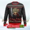 trigun vash emblem ugly christmas sweater 1