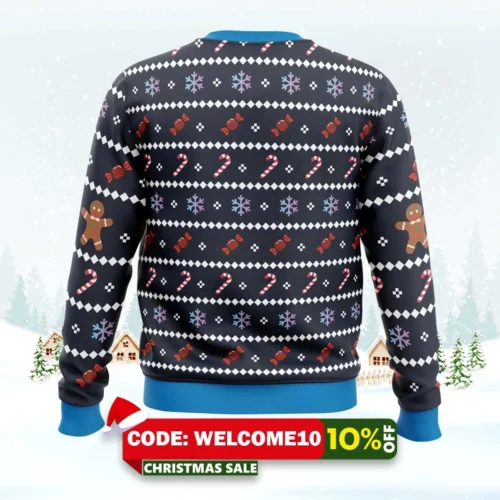 ugly cookie! cookie monster ugly christmas sweater 2