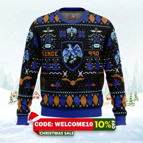 ugly eagle sweater harry potter ugly christmas sweater 1