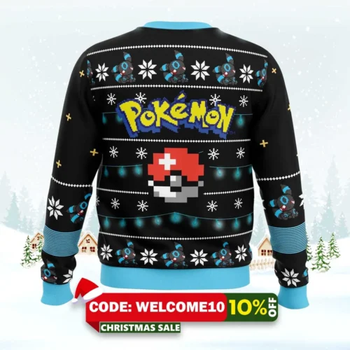 umbreon pokemon ugly christmas sweater 2