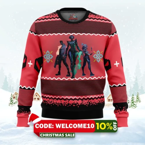 valorant ugly christmas sweater 1