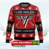 van halen ugly christmas sweater 1