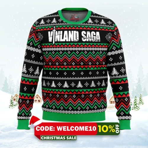 viking ship vinland saga christmas sweater 1