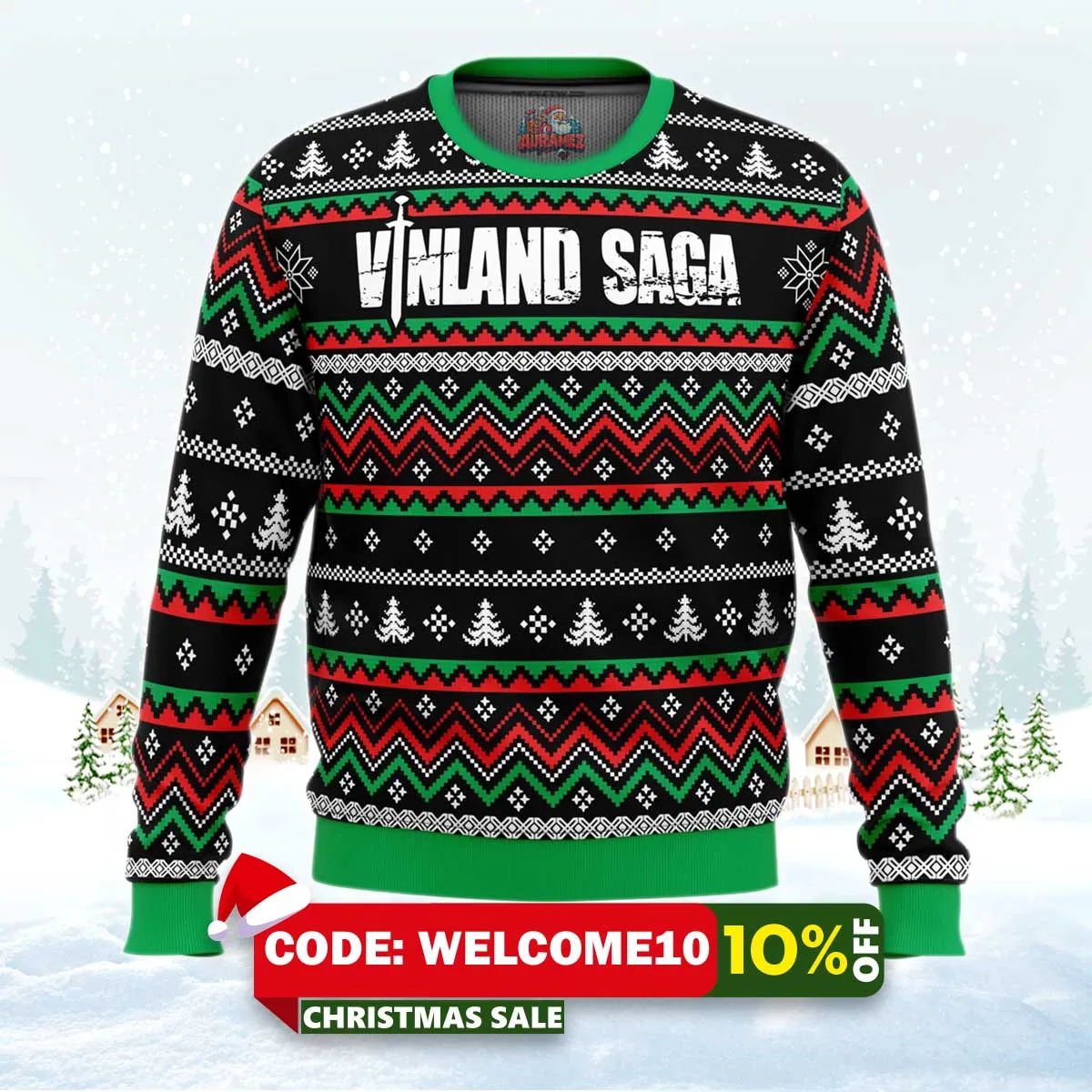 viking ship vinland saga christmas sweater 1 viking ship vinland saga christmas sweater 1