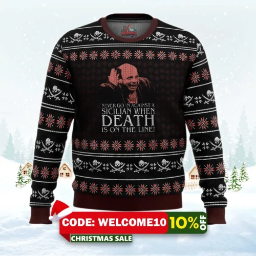 vizzini the princess bride ugly christmas sweater 1