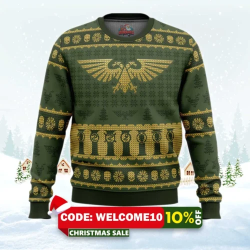 warhammer 40k imperium ugly christmas sweater 1