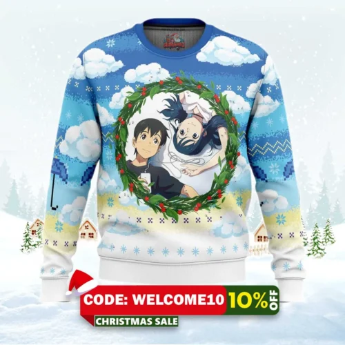 weathering with you ugly christmas sweater 1