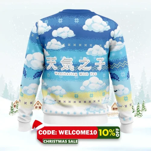 weathering with you ugly christmas sweater 2