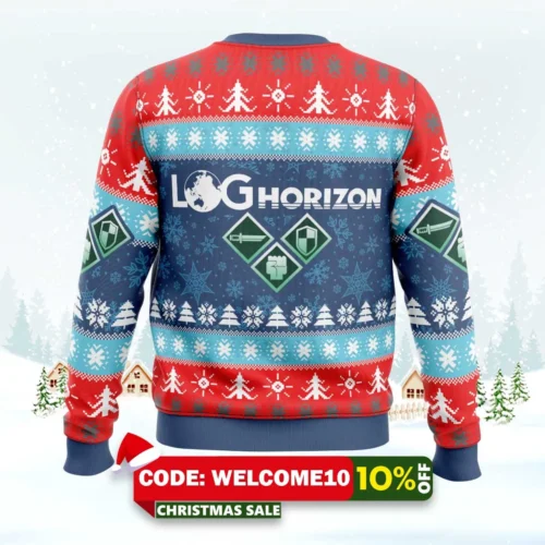 when santa retires log horizon ugly christmas sweater 2