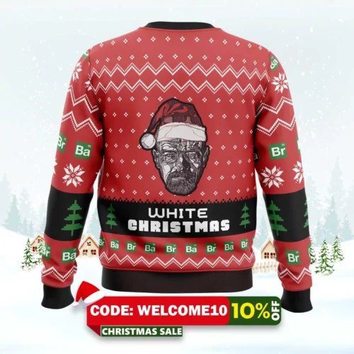 white christmas breaking bad ugly christmas sweater 2