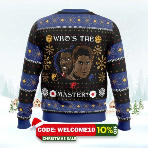 whose the master the last dragon ugly christmas sweater 2