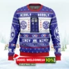 wibbly wobbly doctor who ugly christmas sweater 1